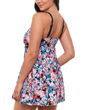 Swim Solutions MULTI Blushing Empire Swimdress US 8