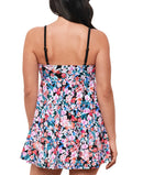 Swim Solutions MULTI Blushing Empire Swimdress US 8