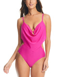 Bar Iii Women's Draped-Front Monokini