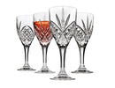 Godinger Champagne Glass - Dublin Acrylic Wine Goblet - Set of Four