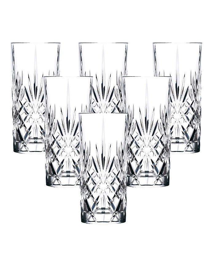 Steelite 670RCR352 12 Oz RCR Crystal Melodia Highball Glass, Clear