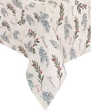Elrene Holiday Tree Trimmings Tablecloth - 60" X 84" Oval - Multi