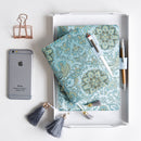Flying Blue Flower Notebook and Notepad Collection