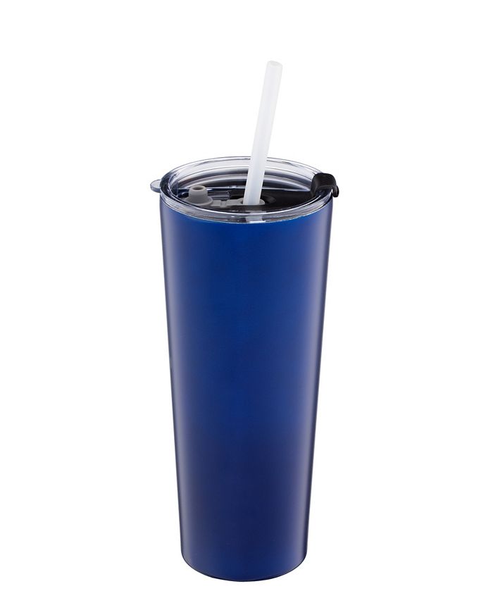 Thirstystone by Cambridge 24 Oz Insulated Straw Tumbler - Black