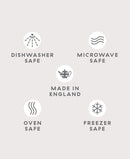 Denby Imperial Blue Coupe Pasta Bowl Set, 4 Pieces - Blue