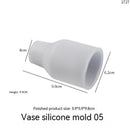 Epoxy DIY Crystal Glue Epoxy Flowerpot Plaster Decoration Ornament Flowerpot Silicone Mold Flower Arrangement Decoration