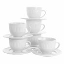 EL-CHARLOTTE6PC Charlotte Mug Set, White - 6 Piece