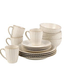 Over and Back Kknox 16 Piece Dinnerware Set, Service for 4