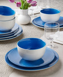The Cellar 12 Pc. Dinnerware Set, Service for 4, Created for Macy's - Blue