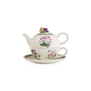 Portmeirion Botanic Garden Bouquet Individual Teapot & Lid with Cup & Saucer