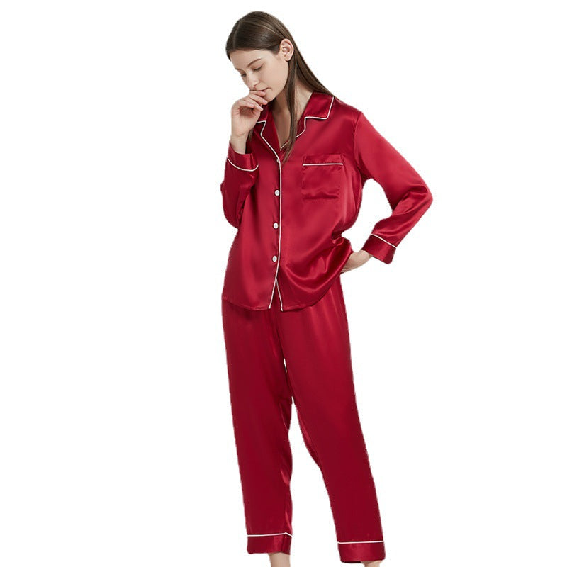 SuuSilk 16 Momme Lightweight Silk Pajama Set – Long Sleeve