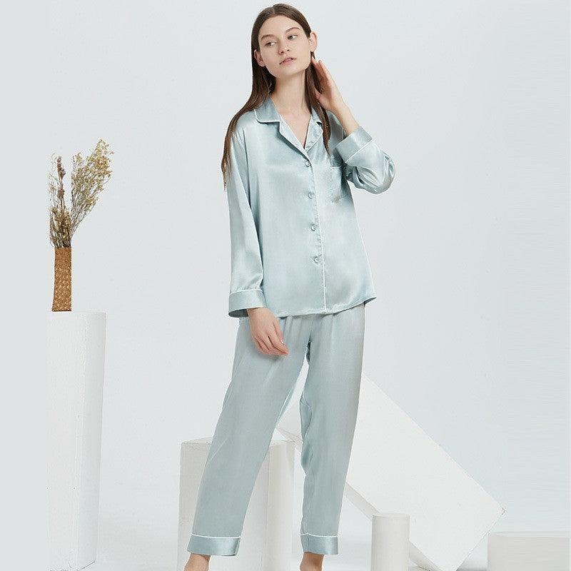 SuuSilk 22 Momme Heavyweight Silk Pajama Set – Long Sleeve