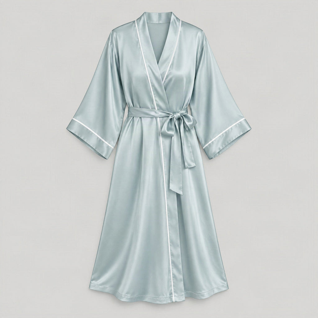 SuuSilk 19 Momme Long Silk Robe