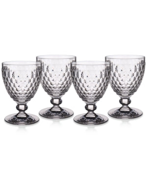 Villeroy & Boch 11 Oz Boston Claret, Set of 4 - Clear