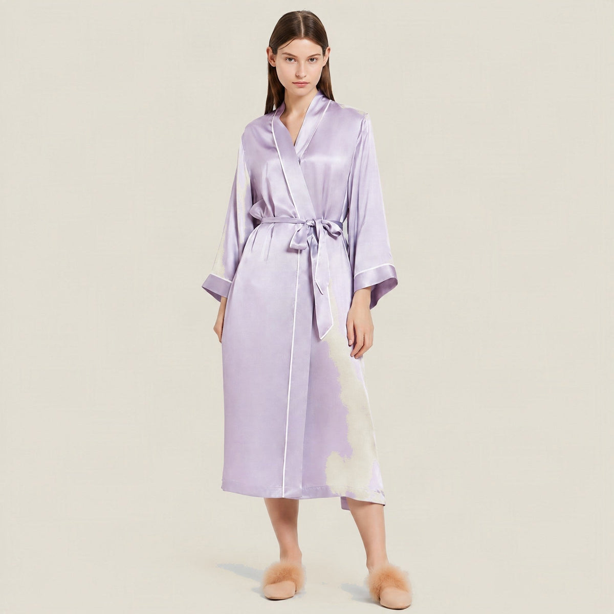 SuuSilk 19 Momme Long Silk Robe