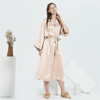 SuuSilk 19 Momme Long Silk Robe