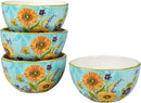 Sun Garden 16-Piece Earthenware Dinnerware Set (Service Set for 4)