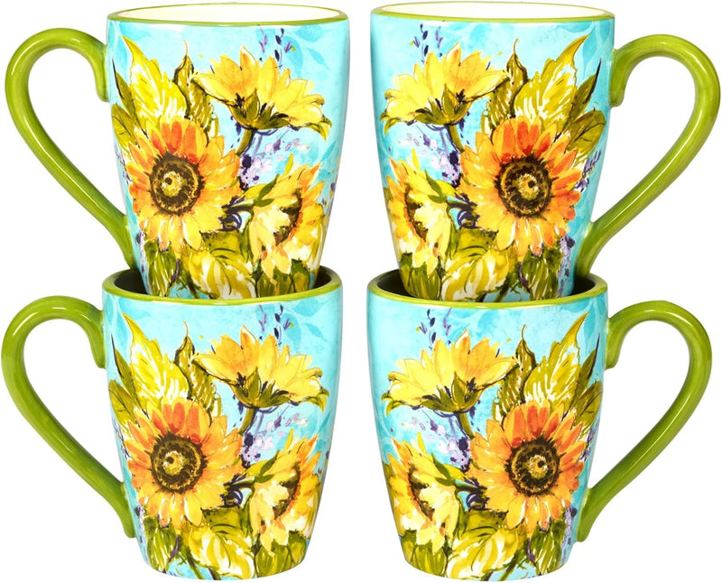 Sun Garden 16-Piece Earthenware Dinnerware Set (Service Set for 4)