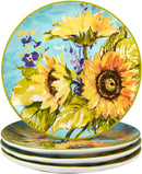 Sun Garden 16-Piece Earthenware Dinnerware Set (Service Set for 4)