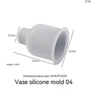 Epoxy DIY Crystal Glue Epoxy Flowerpot Plaster Decoration Ornament Flowerpot Silicone Mold Flower Arrangement Decoration