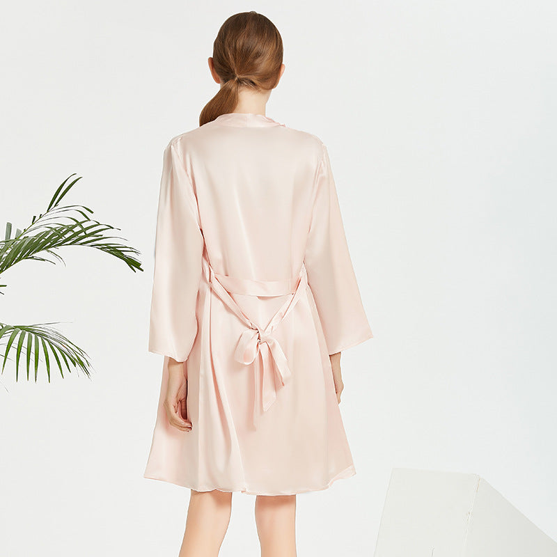 SuuSilk 19 Momme Classic Silk Robe