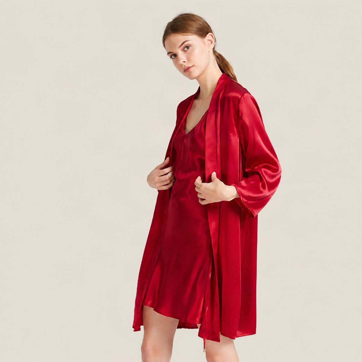 SuuSilk 19 Momme Classic Silk Robe