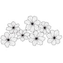 CosmoLiving by Cosmopolitan Black Metal Modern Floral Wall Decor, 43" X 21" - Black