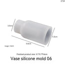 Epoxy DIY Crystal Glue Epoxy Flowerpot Plaster Decoration Ornament Flowerpot Silicone Mold Flower Arrangement Decoration