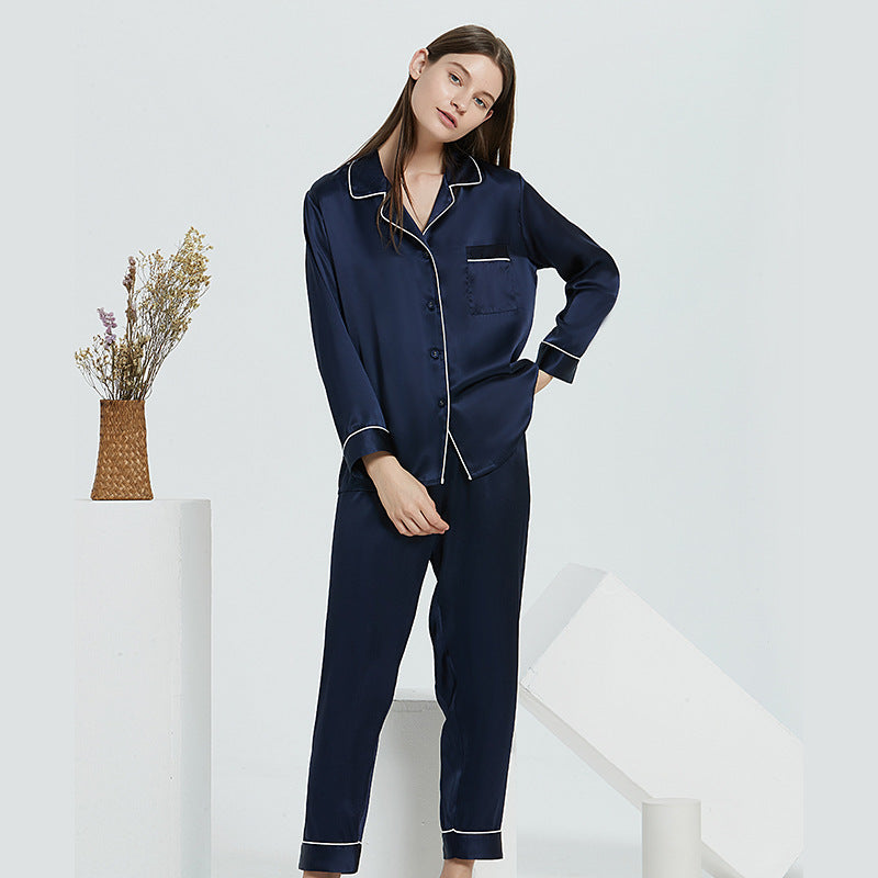 SuuSilk 16 Momme Lightweight Silk Pajama Set – Long Sleeve