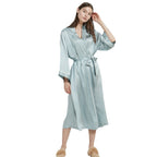 SuuSilk 19 Momme Long Silk Robe