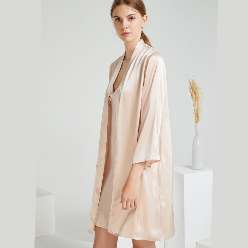SuuSilk 19 Momme Classic Silk Robe
