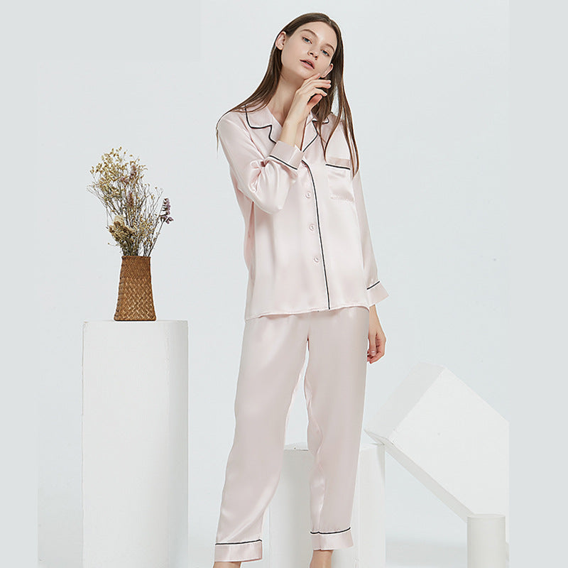 SuuSilk 16 Momme Lightweight Silk Pajama Set – Long Sleeve