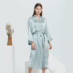 SuuSilk 19 Momme Long Silk Robe