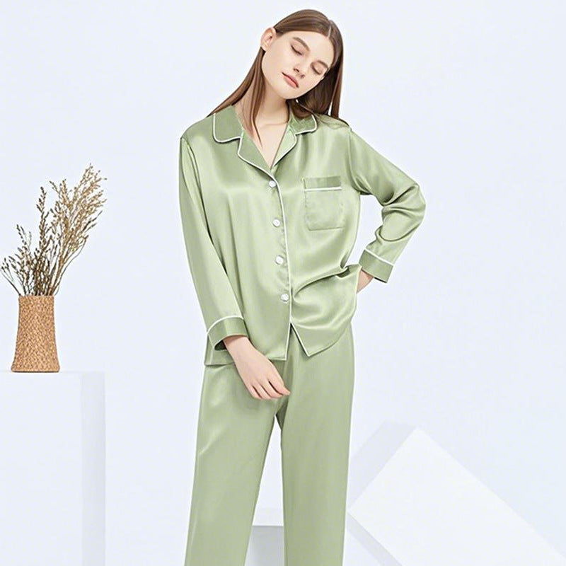 SuuSilk 16 Momme Lightweight Silk Pajama Set – Long Sleeve
