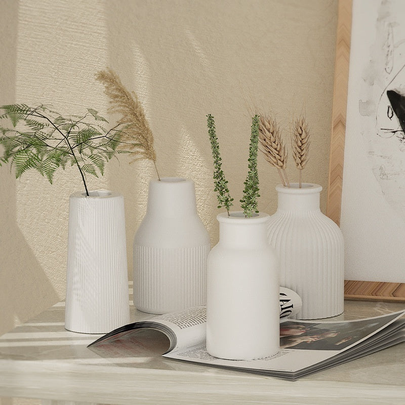 Epoxy DIY Crystal Glue Epoxy Flowerpot Plaster Decoration Ornament Flowerpot Silicone Mold Flower Arrangement Decoration