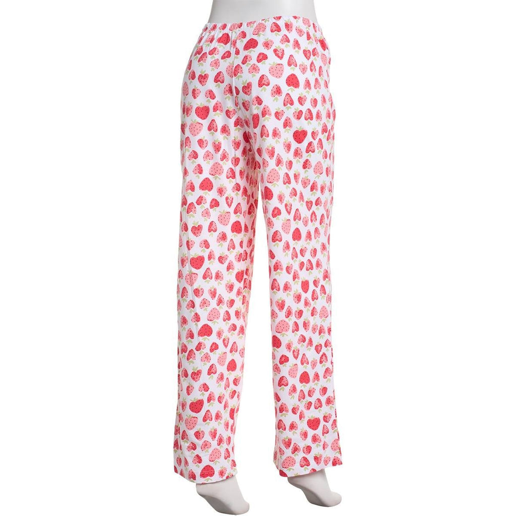 HUE Pajama Separates – Beige Strawberries