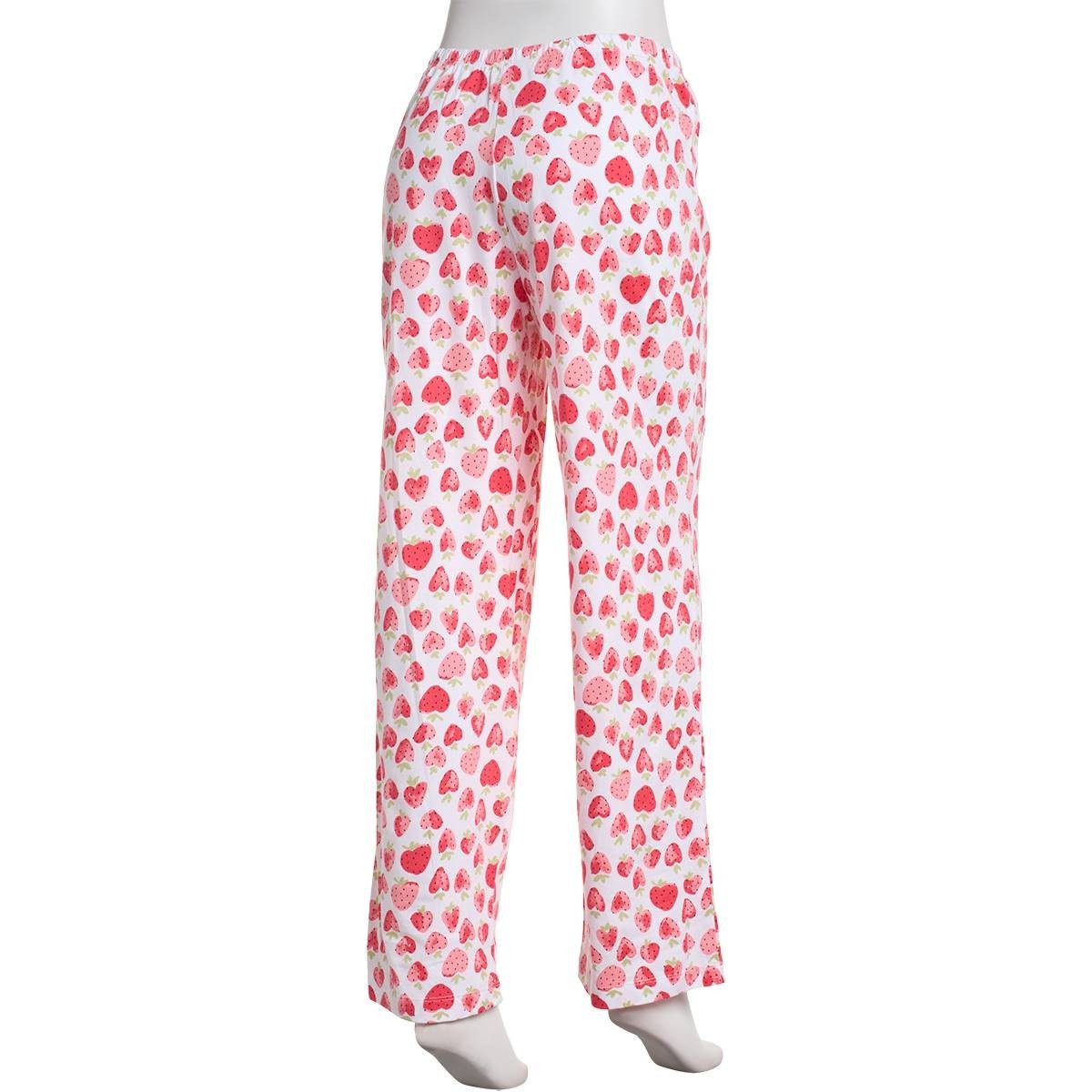 HUE Pajama Separates – Beige Strawberries
