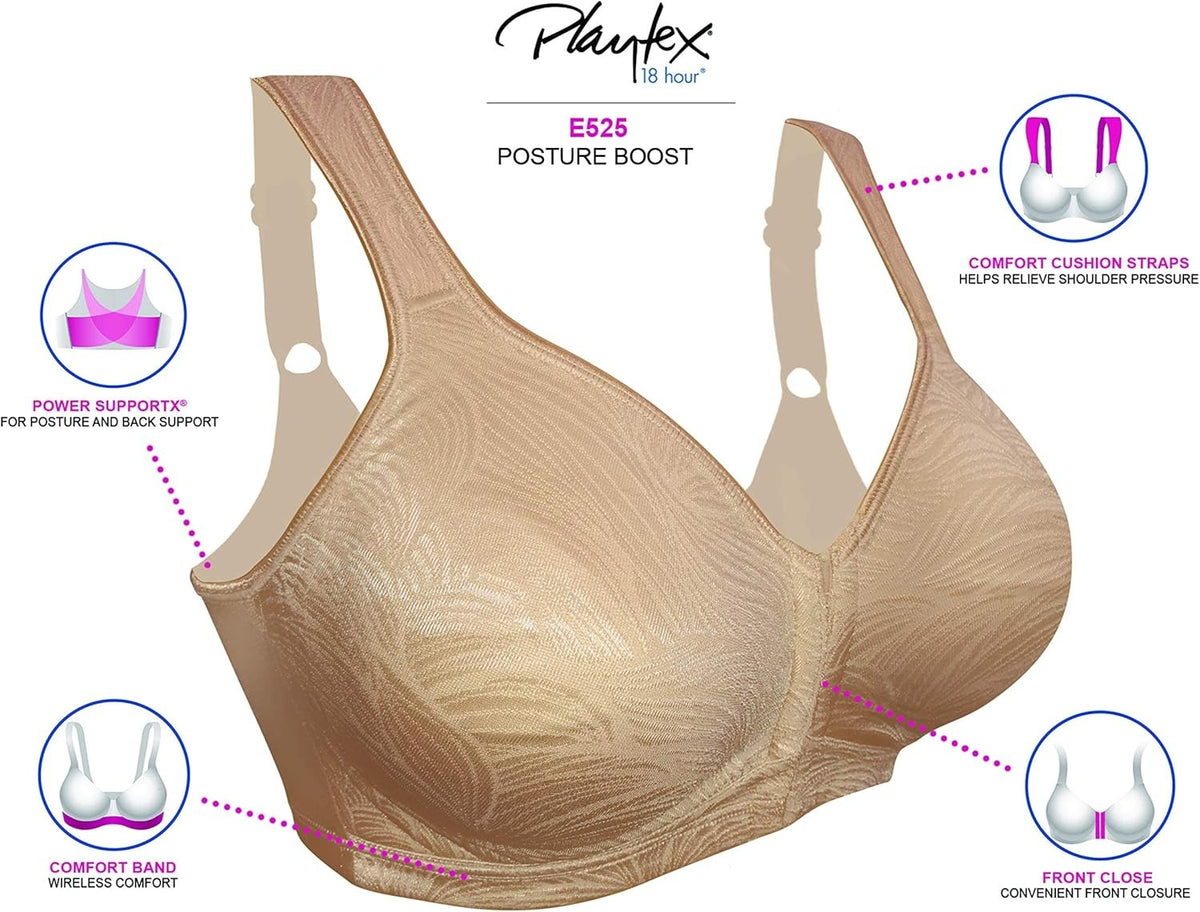 Playtex 18 Hour Wireless Full Coverage Bra – Green