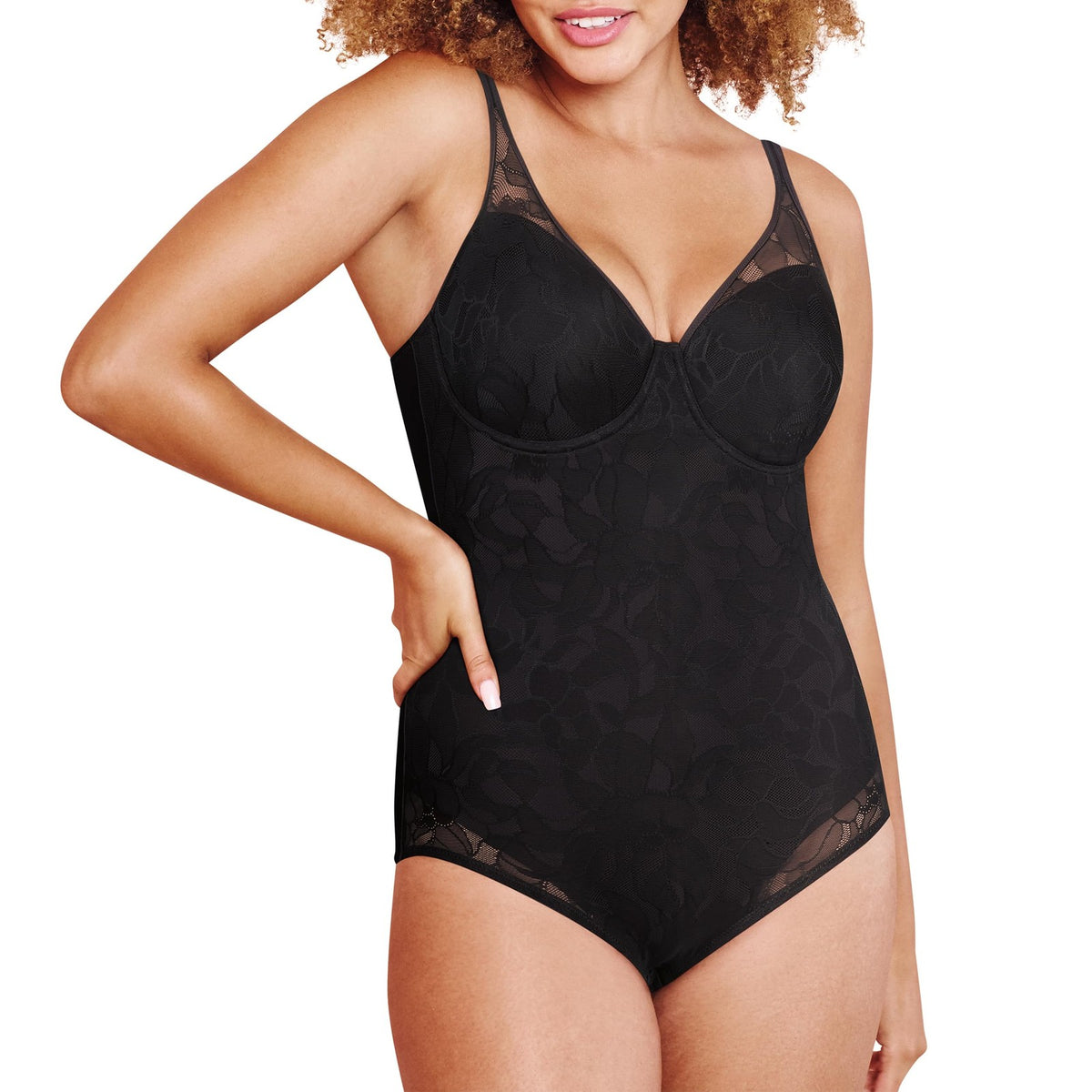 Bali Ultra-Light Firm Control Bodysuit – Black