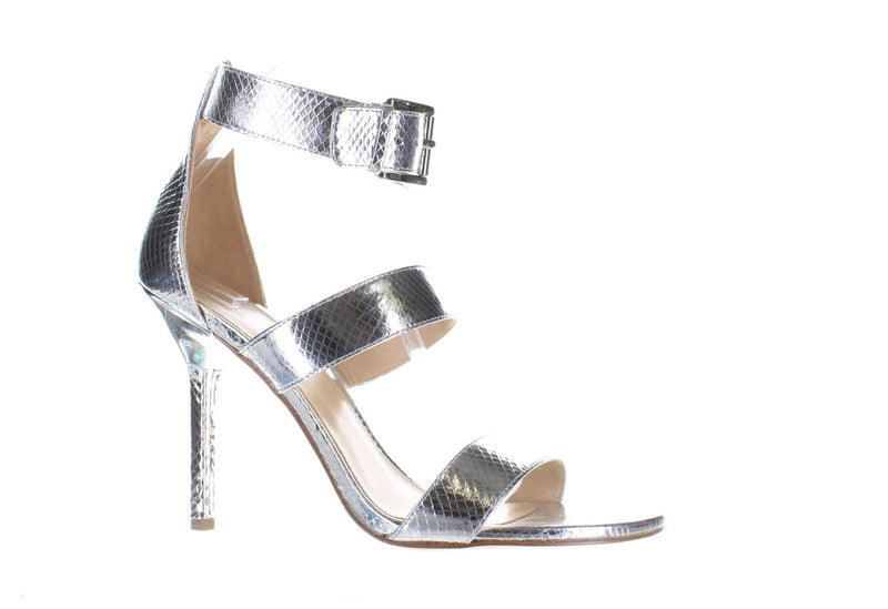 Amal Womens Leather Ankle Strap Heels