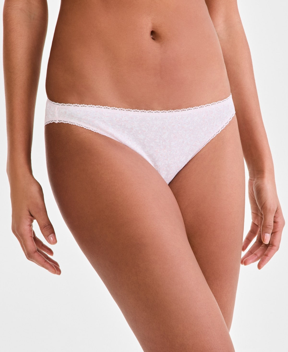 Charter Club Bikini Panty – Pink Micro Floral