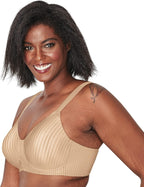 Playtex Secrets Perfectly Smooth Wireless Bra – Nude Stripe