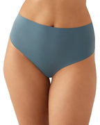 b.tempt'd Lace-Panel Thong – Gray