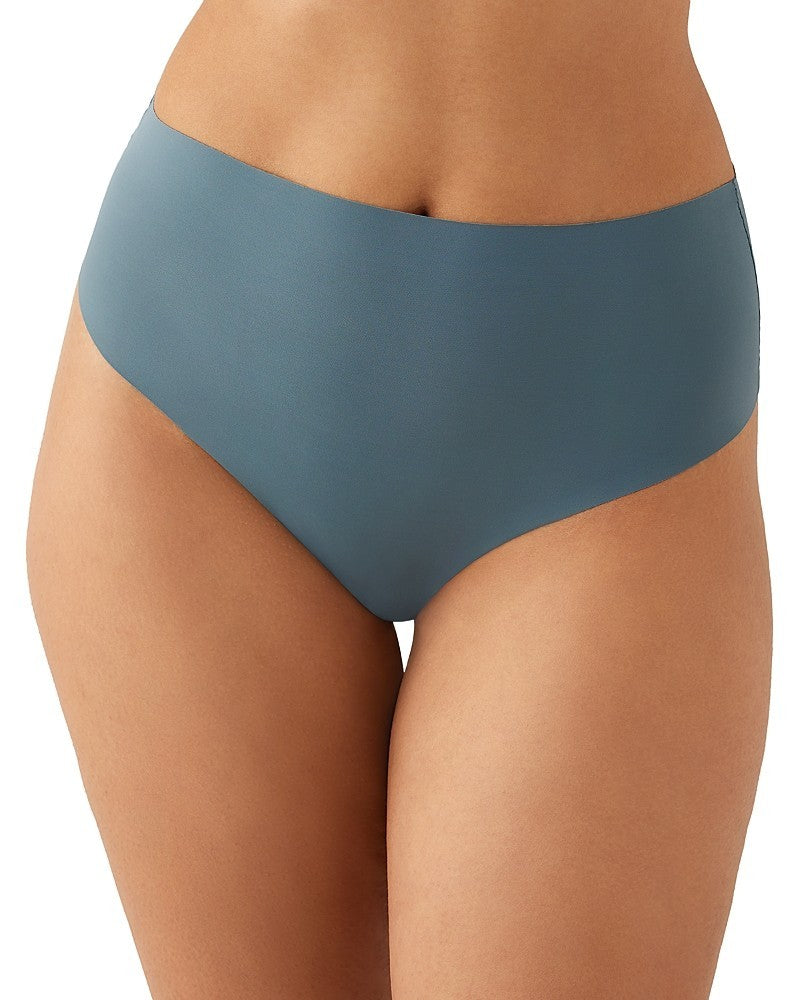 b.tempt'd Lace-Panel Thong – Gray