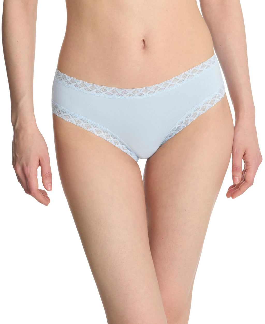 Natori Bliss Lace-Trim Brief – Misty Blue