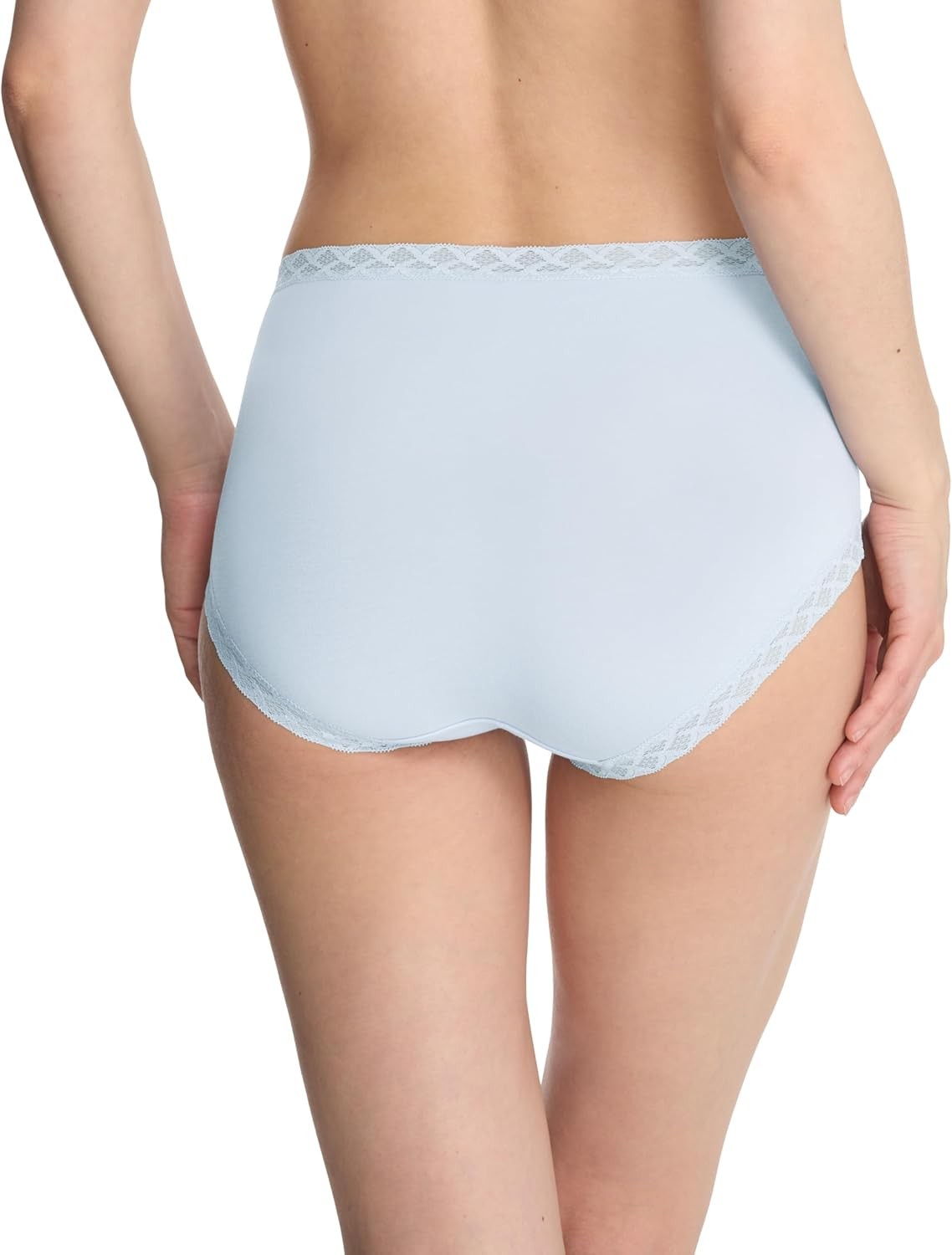 Natori Bliss Lace-Trim Brief – Misty Blue