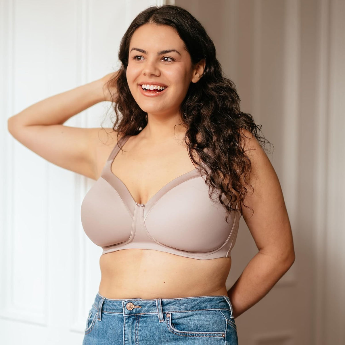 Playtex Secrets Shapes & Supports Balconette Bra