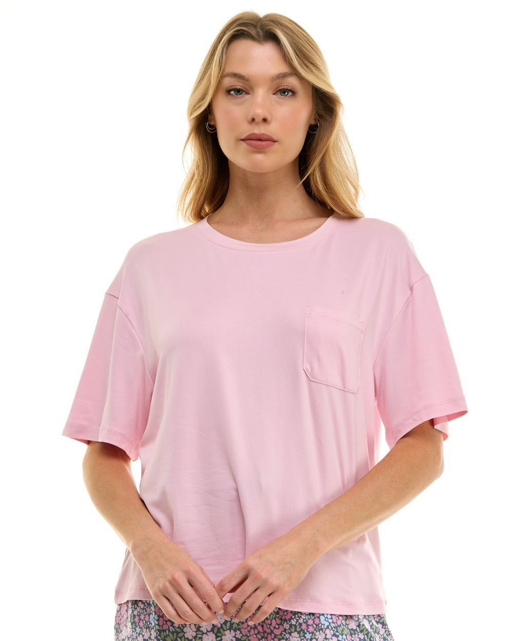 Roudelain Pajama Top – Pink