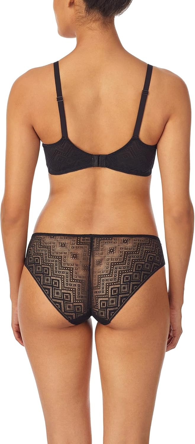 DKNY Pure Lace Unlined Bra – Black