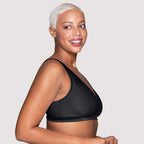 Vanity Fair Full Coverage Wireless Bra – Black
